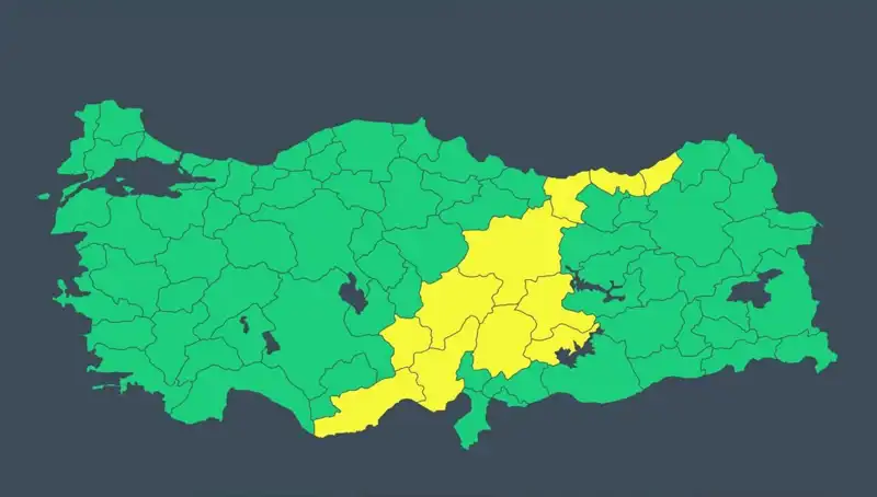11 İlde Sağanak Yağış ve Fırtına İçin Acil Uyarı!